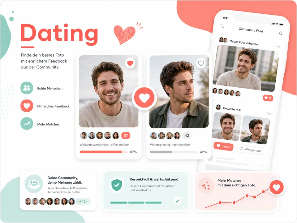 Foto bewerten lassen mit Community-Stimmen