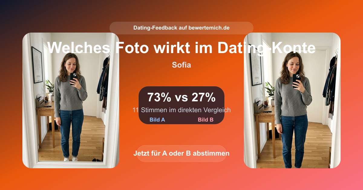 Share- oder Vergleichskarte für Profilbild bewerten Köln